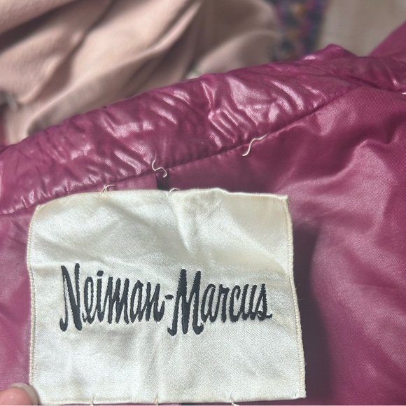 60s Neiman Marcus Vintage Quilted Purple Coat - Picture 2 of 11